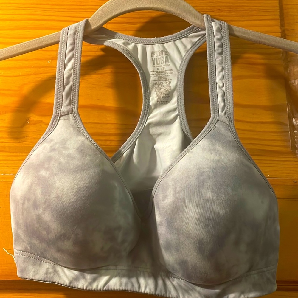 Pink Yoga padded racer back bralette